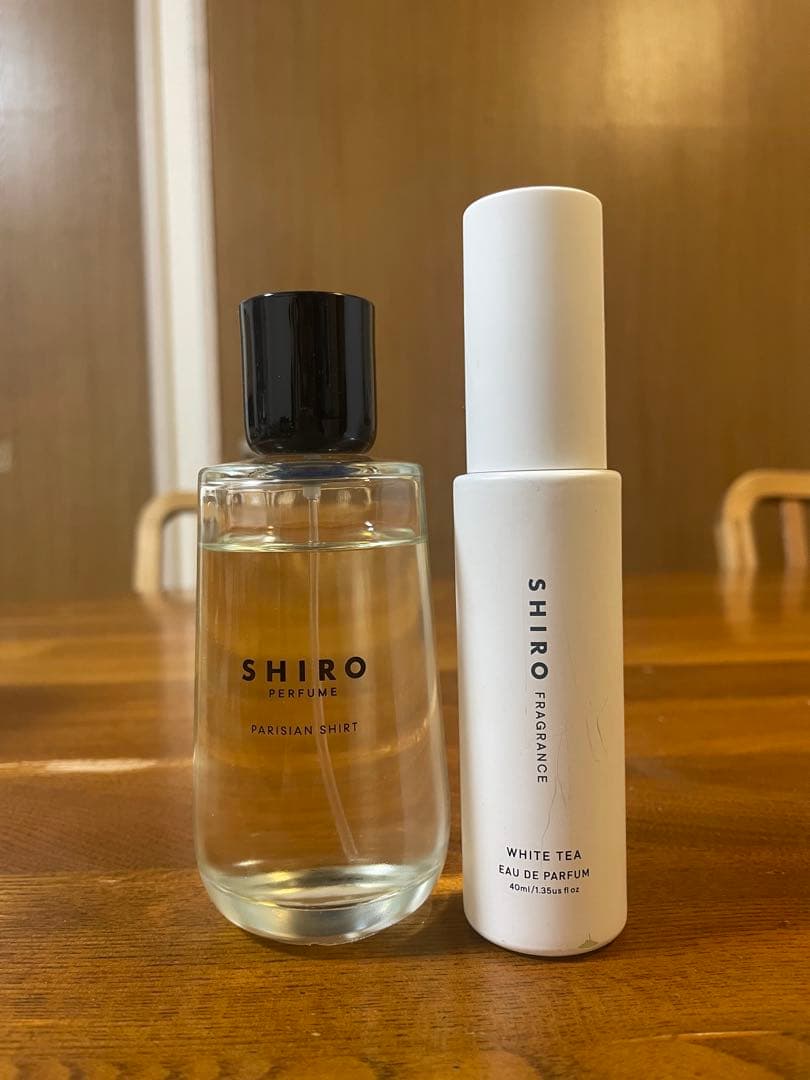Shiro香水2本セットパリジャンシャツ　ホワイトティParisianshirt