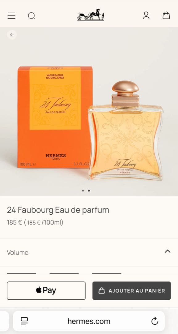 エルメス24 Faubourg Eau de parfum