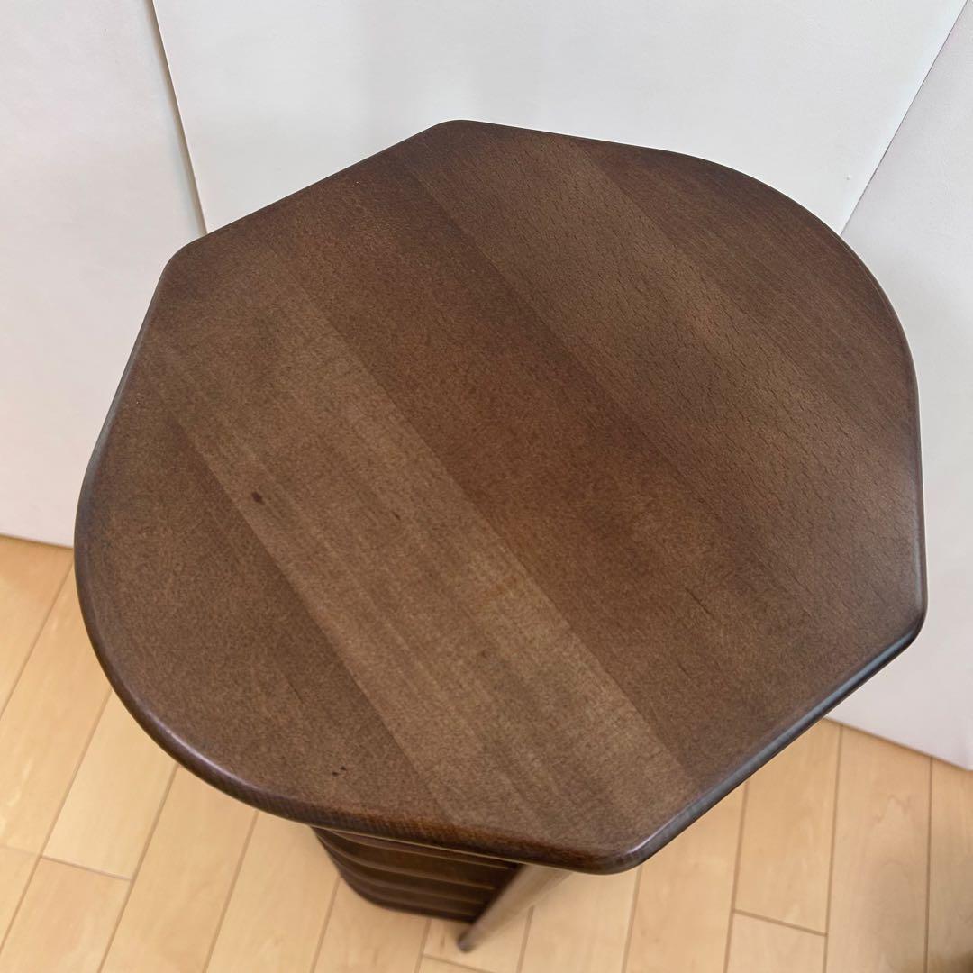 カリモク karimoku スリッパラック 木製 6段 美品 スリット 天然木