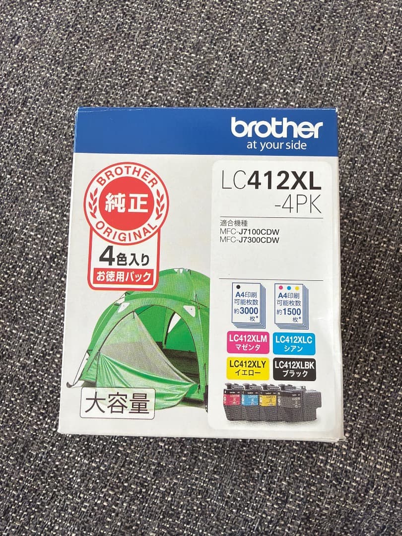 プリンター・複合機 brother LC412XL-4PK