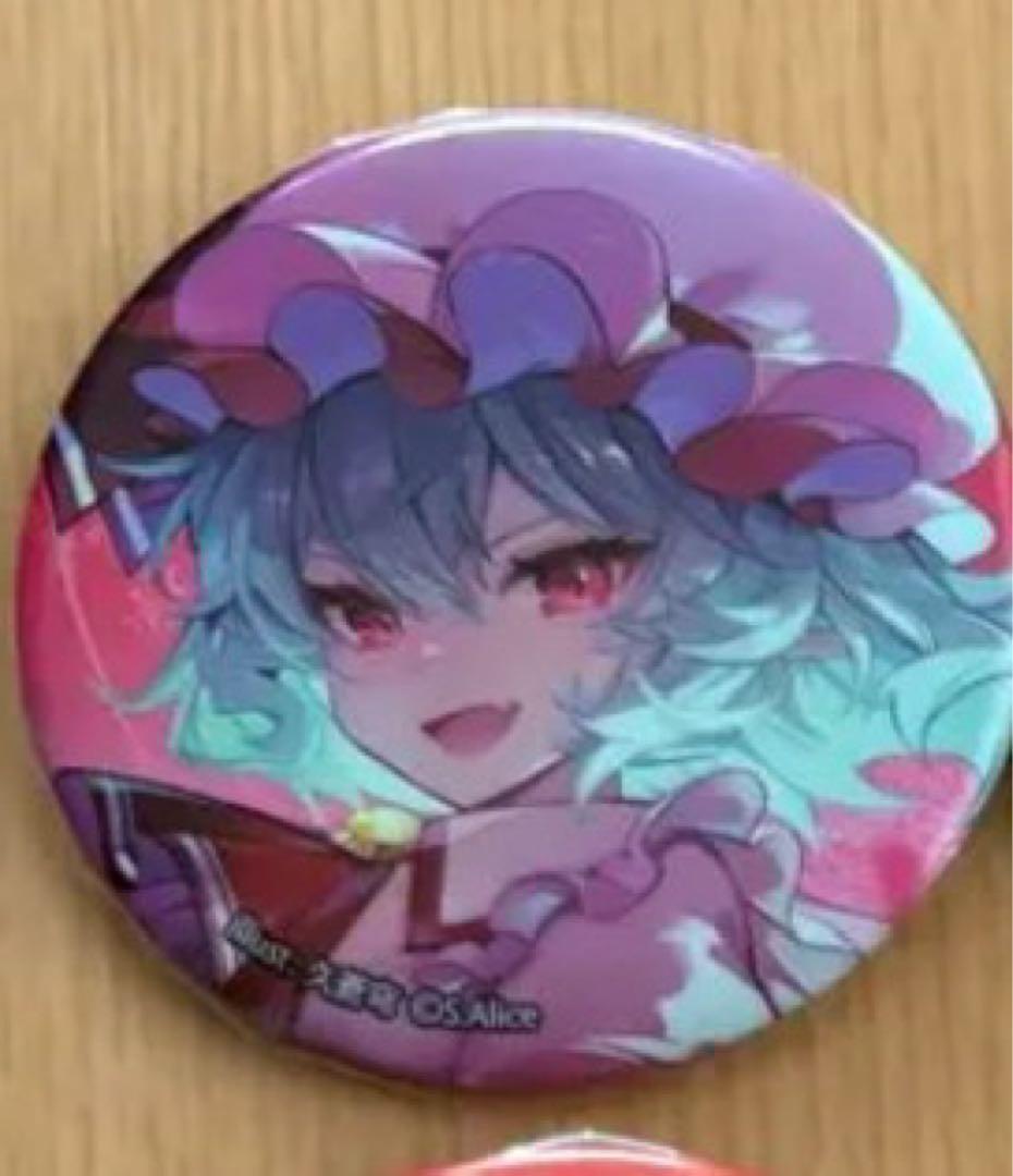 東方Project レミリア・スカーレット ダイソーコラボ 缶バッジ 百均