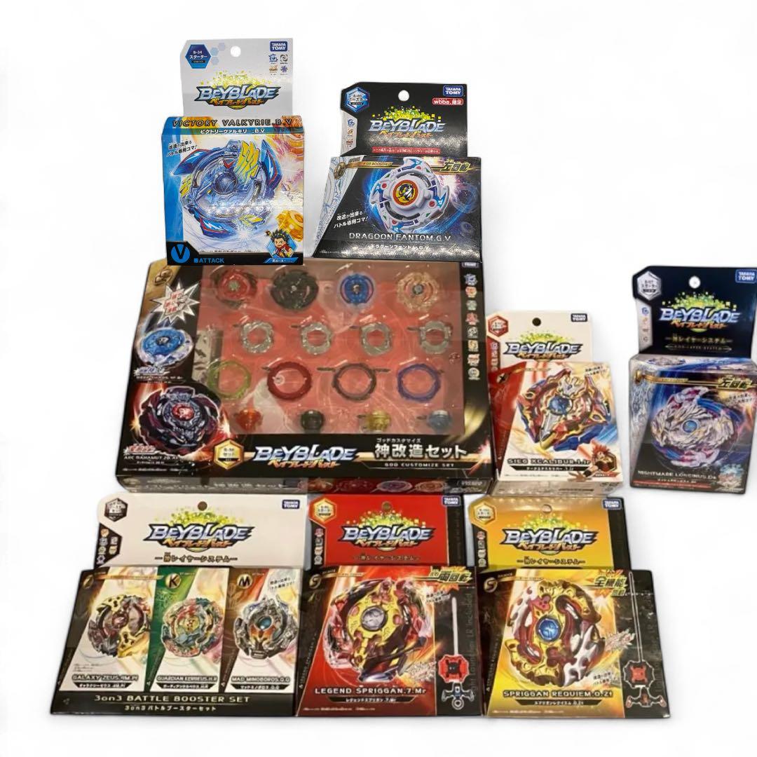 【廃盤・希少品】新品 ベイブレードバースト　神レイヤーシステム8点まとめ売り
