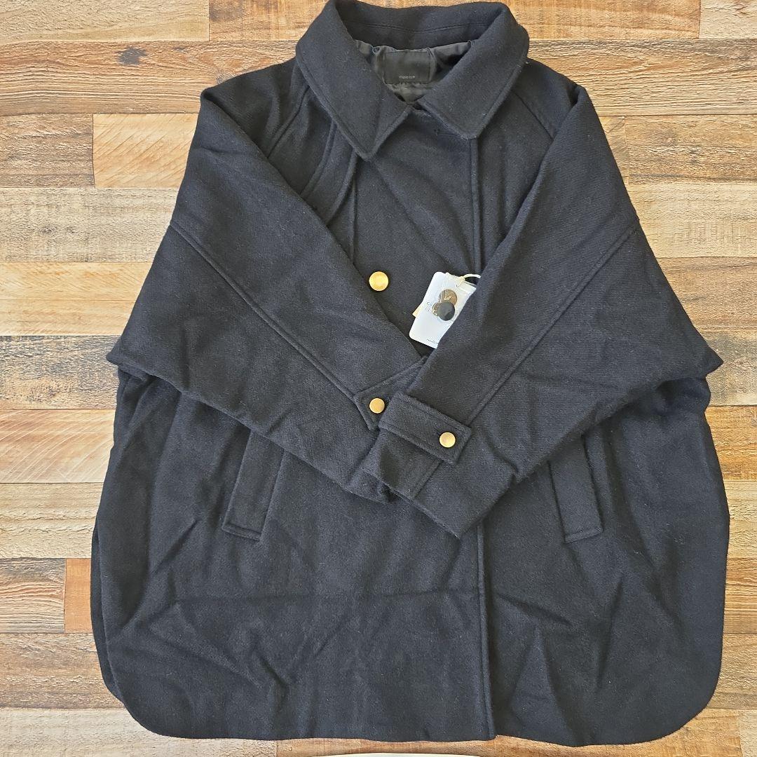 高山都 Pコート studio CLIP スタディオクリップ アウター ブラック