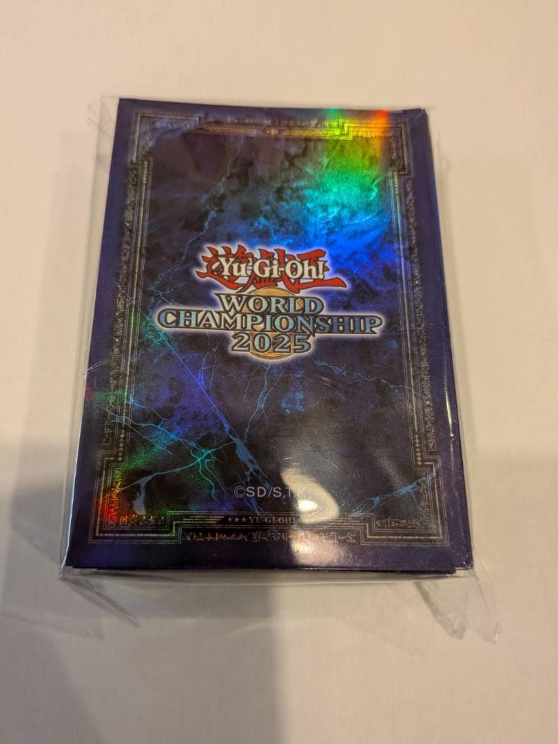 遊戯王　WCS2025 公式スリーブ(青)　100枚　世界大会 2026年最新】遊戯王 wcsスリーブの人気アイテム - メルカリ