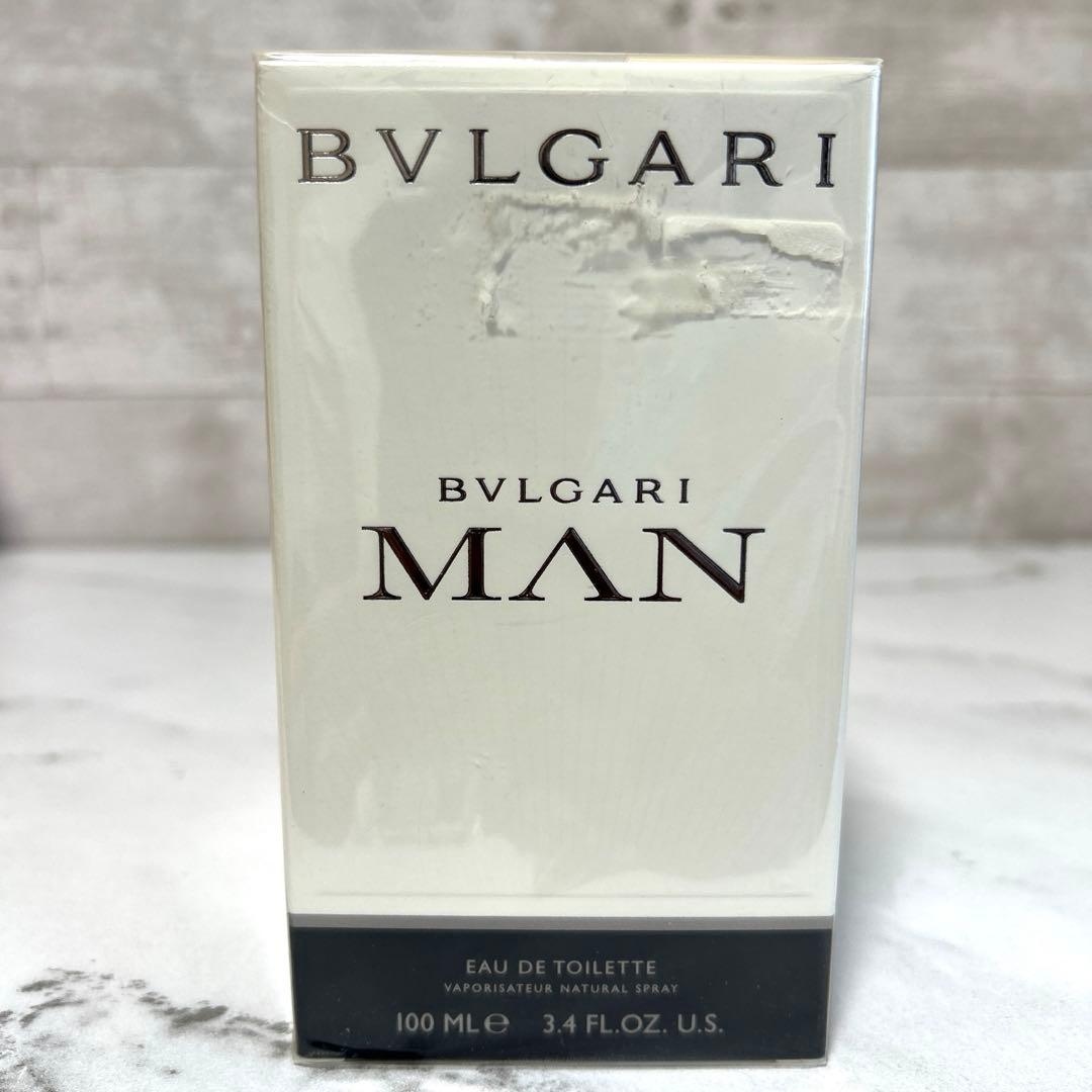新品未開封BVLGARI MAN ブルガリ　マン　オードトワレ　香水　100ml BVLGARI - 未使用 ブルガリ BVLGARIブルガリ マン 100ml EDTの通販 by