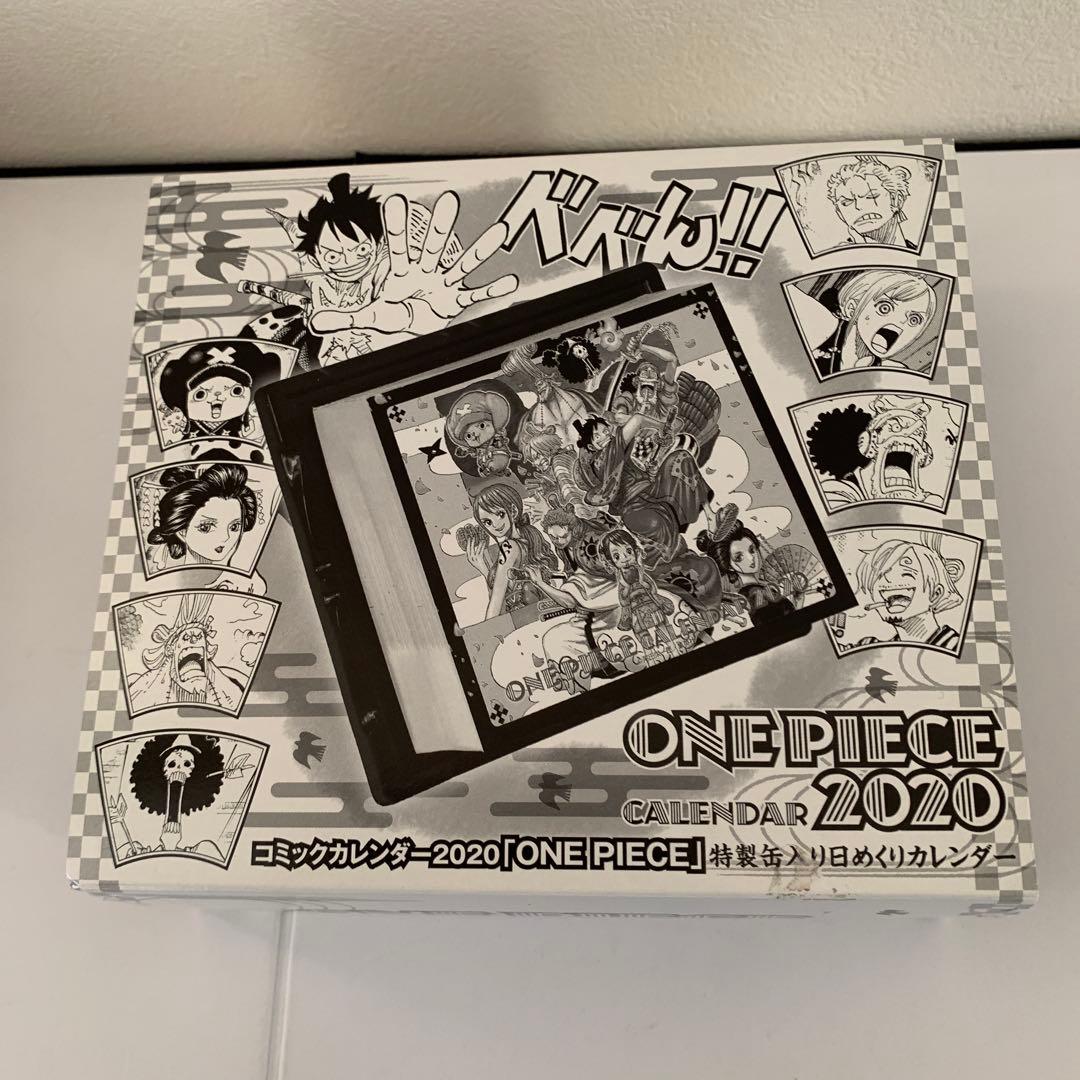 コミックカレンダー2020「ONE PIECE」特製缶入り日めくりカレンダー 麦わらの一味 日めくり コミック カレンダー 2020 ワンピース ⑤