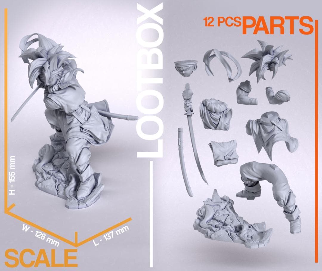 1/10 未塗装 未組立 フィギュア ガレージキット 【 クロノ トリガー