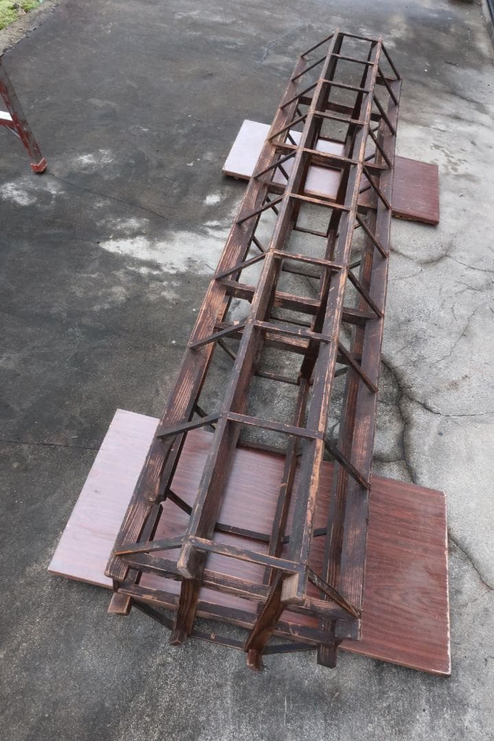 手押し 田植枠型押機 全長227cm,幅及び高さ44.0cm 破損あり - メルカリ