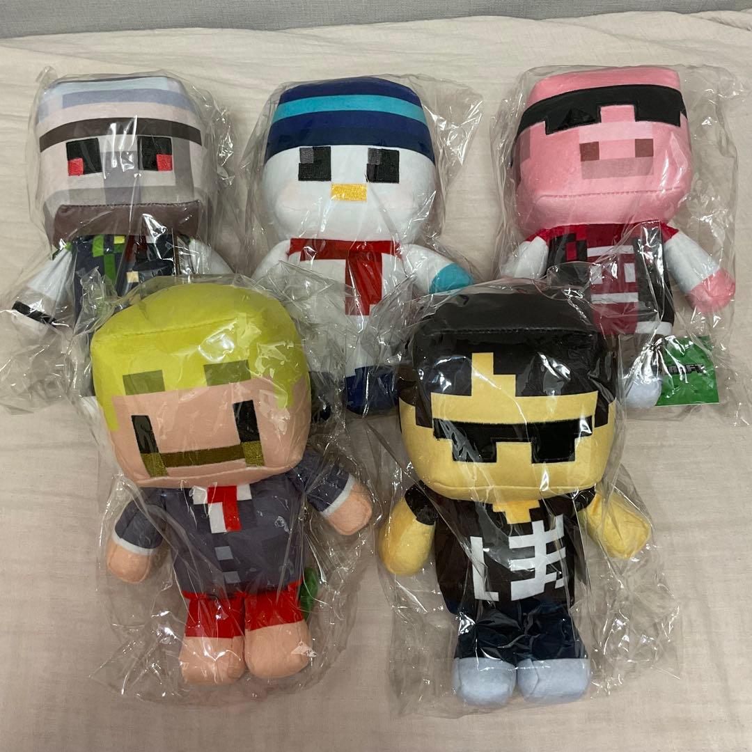 ドズル社 Minecraftコラボ ぬいぐるみ まとめ売り