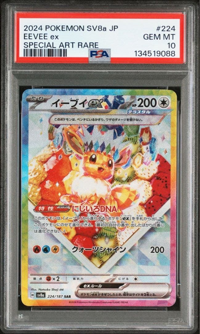 【PSA10】イーブイex SAR テラスタルフェス　Eevee ポケモンカード