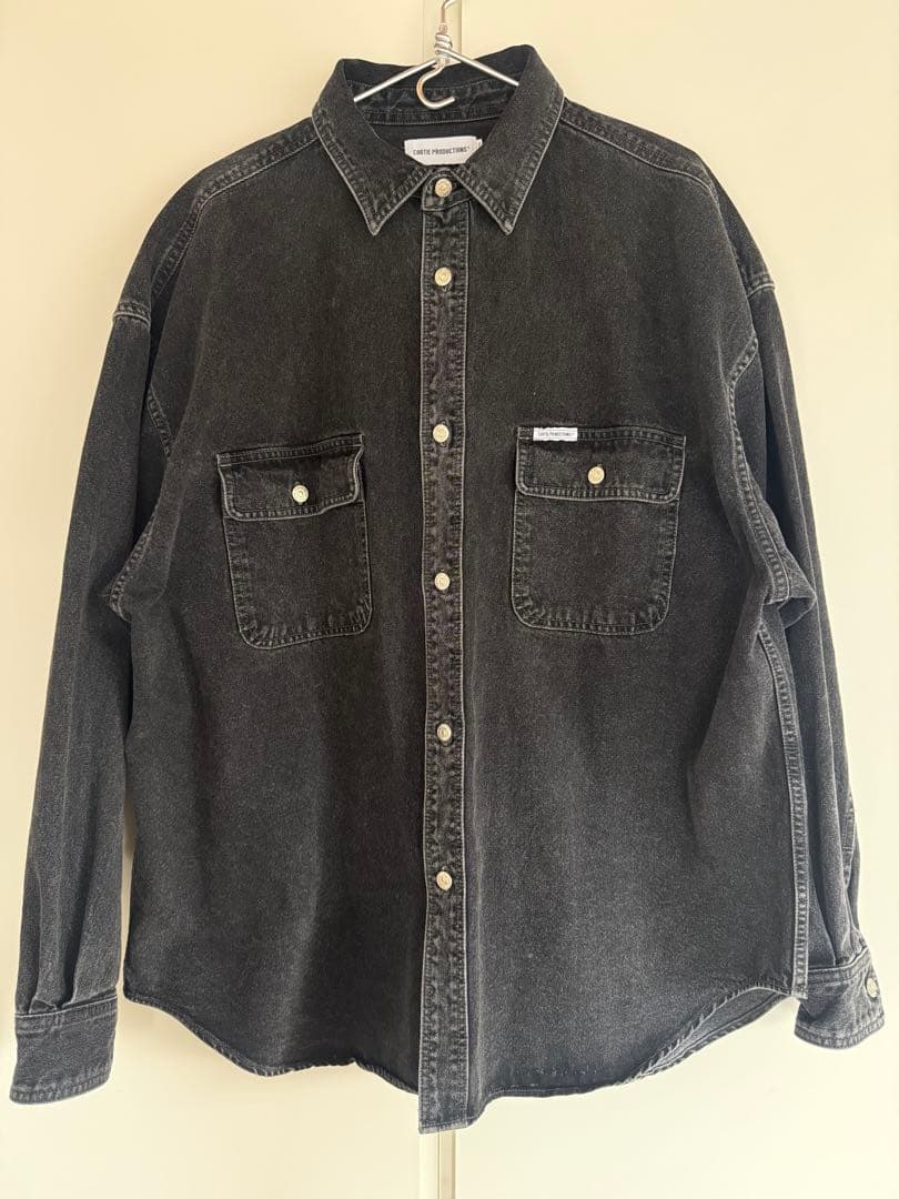 COOTIE デニム シャツ ジャケット M COOTIE / Denim Quilting Shirt Jacket