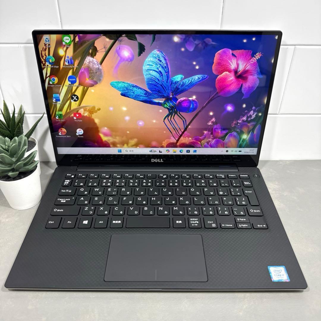 【高性能】DELLXPS13☘️corei7☘️NVMe512GBメモリ16GB