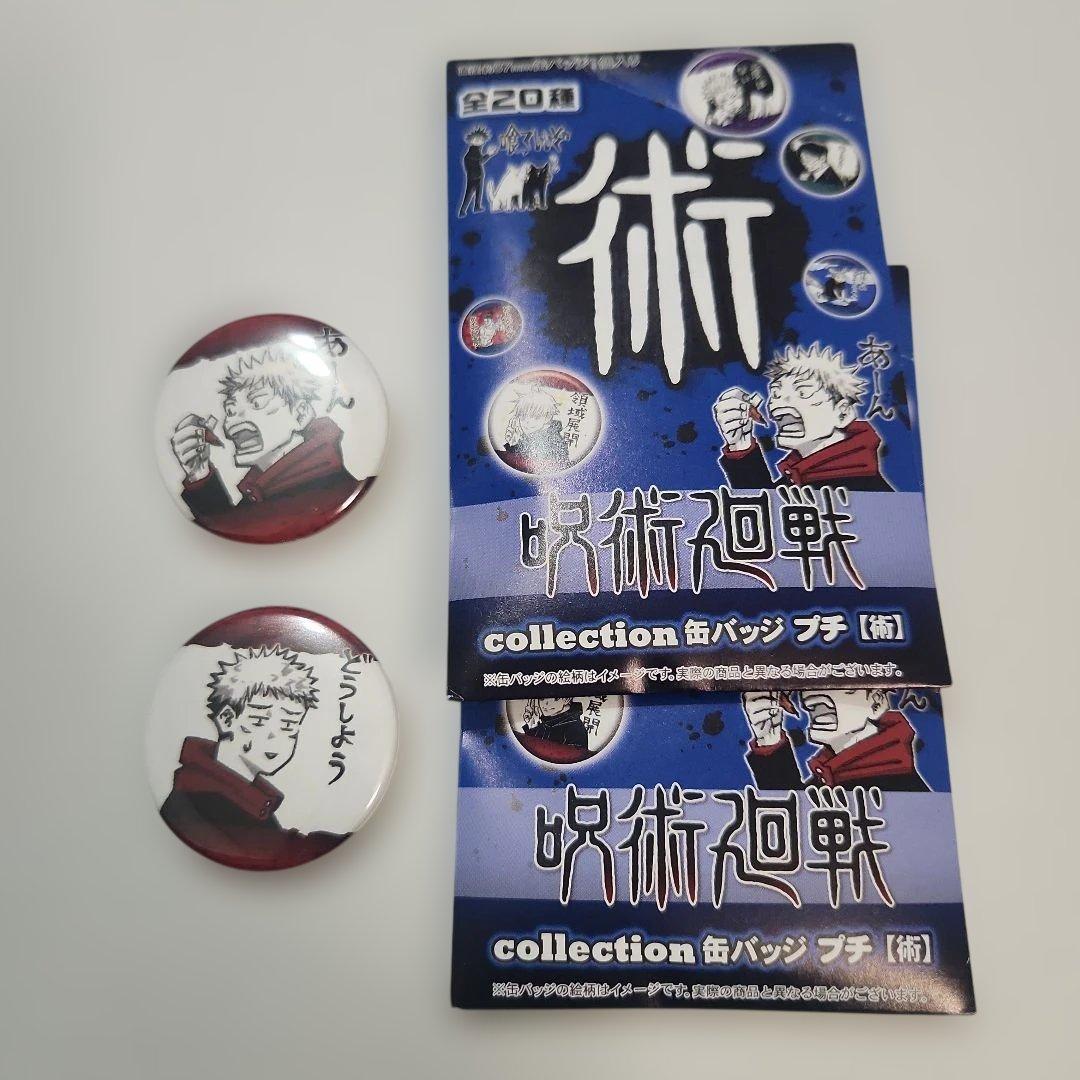 呪術廻戦 コレクション缶バッジプチ 術 虎杖悠仁 - メルカリ