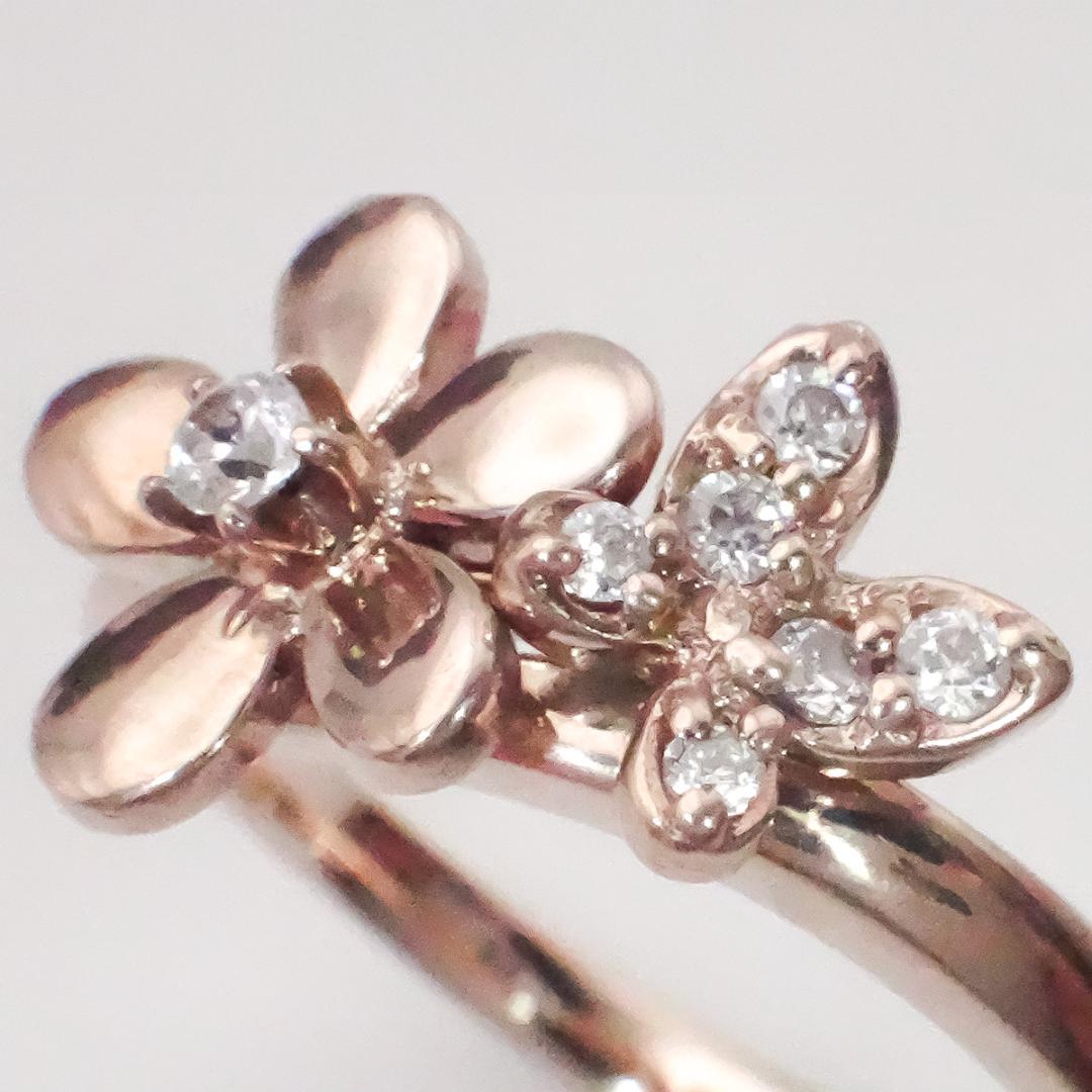 VENDOME ヴァンドーム青山 K10 ピンクゴールド リング 2.46g