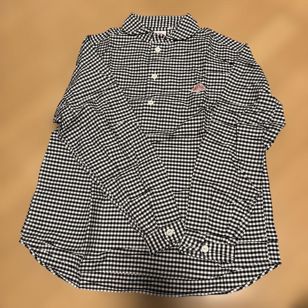DANTON ギンガムチェックシャツ サイズ44　JD-3568 DANTON ギンガムチェックシャツ サイズ44 JD-3568