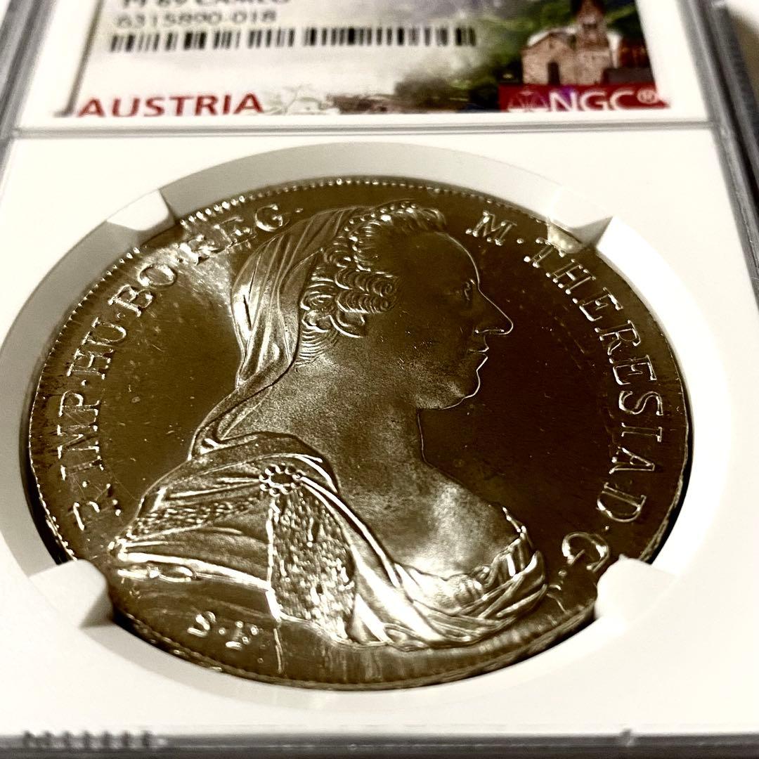 1780年 オーストリア 銀貨 NGC PF69 アンティーク モダン コイン