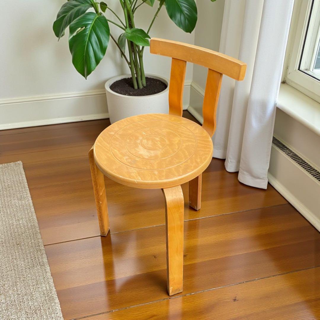 レトロ ヴィンテージ アンティーク チェア アルテック風 曲げ木 清掃 磨き お気に入りの逸品 スタッフ編】 ～Artekのヴィンテージチェア