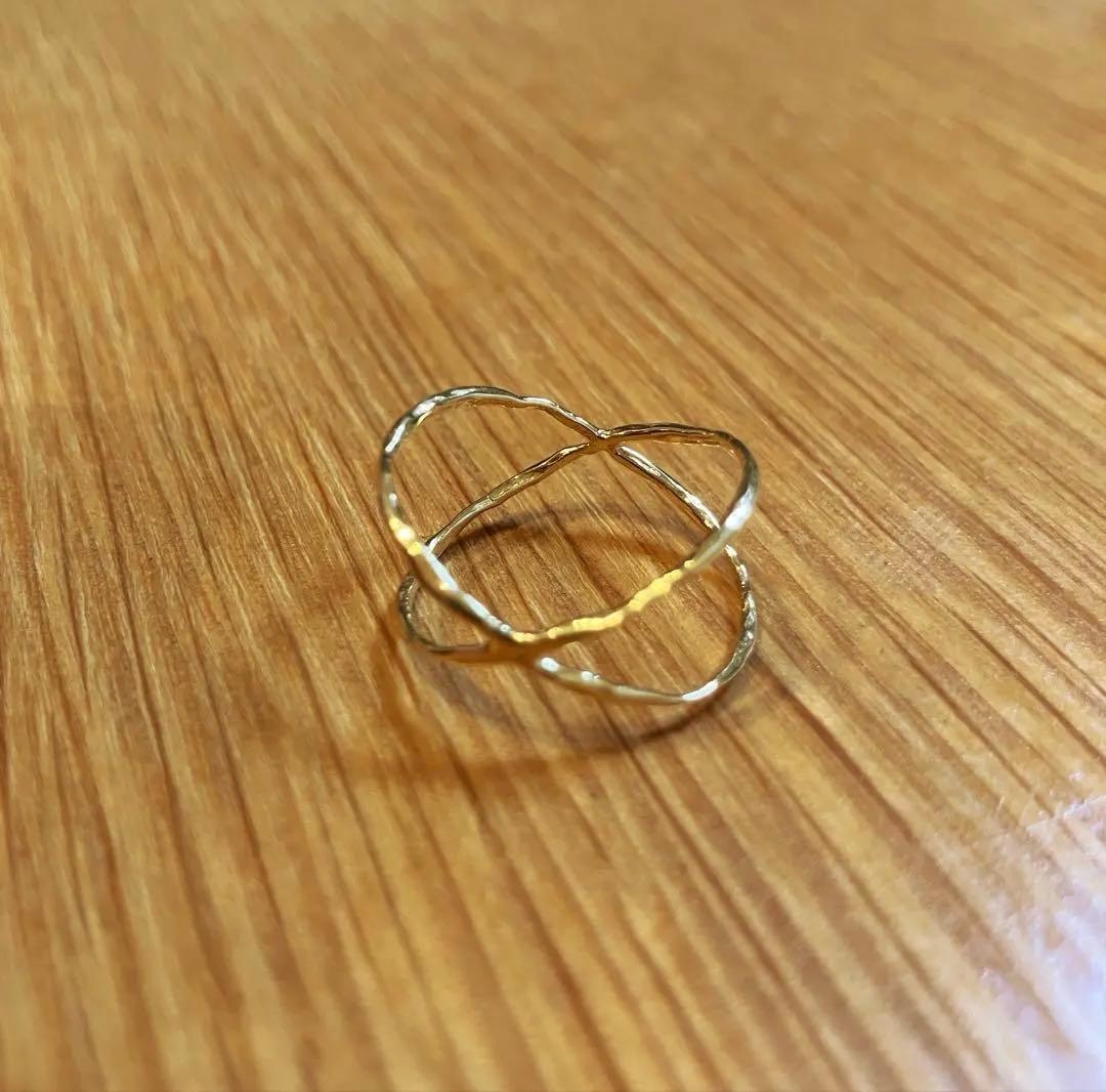 hirondelle クロス リング K18 イロンデール エ ペパン hirondelle et pepin（イロンデール エ ペパン） k18 hr-294 ブラウン