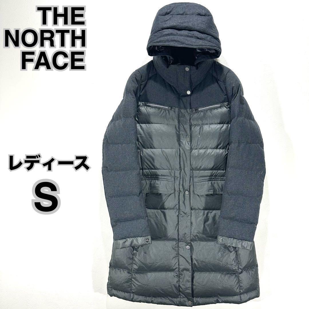 極美品！ザノースフェイス　ベンチコート 人気色！ロングダウン　レディースS