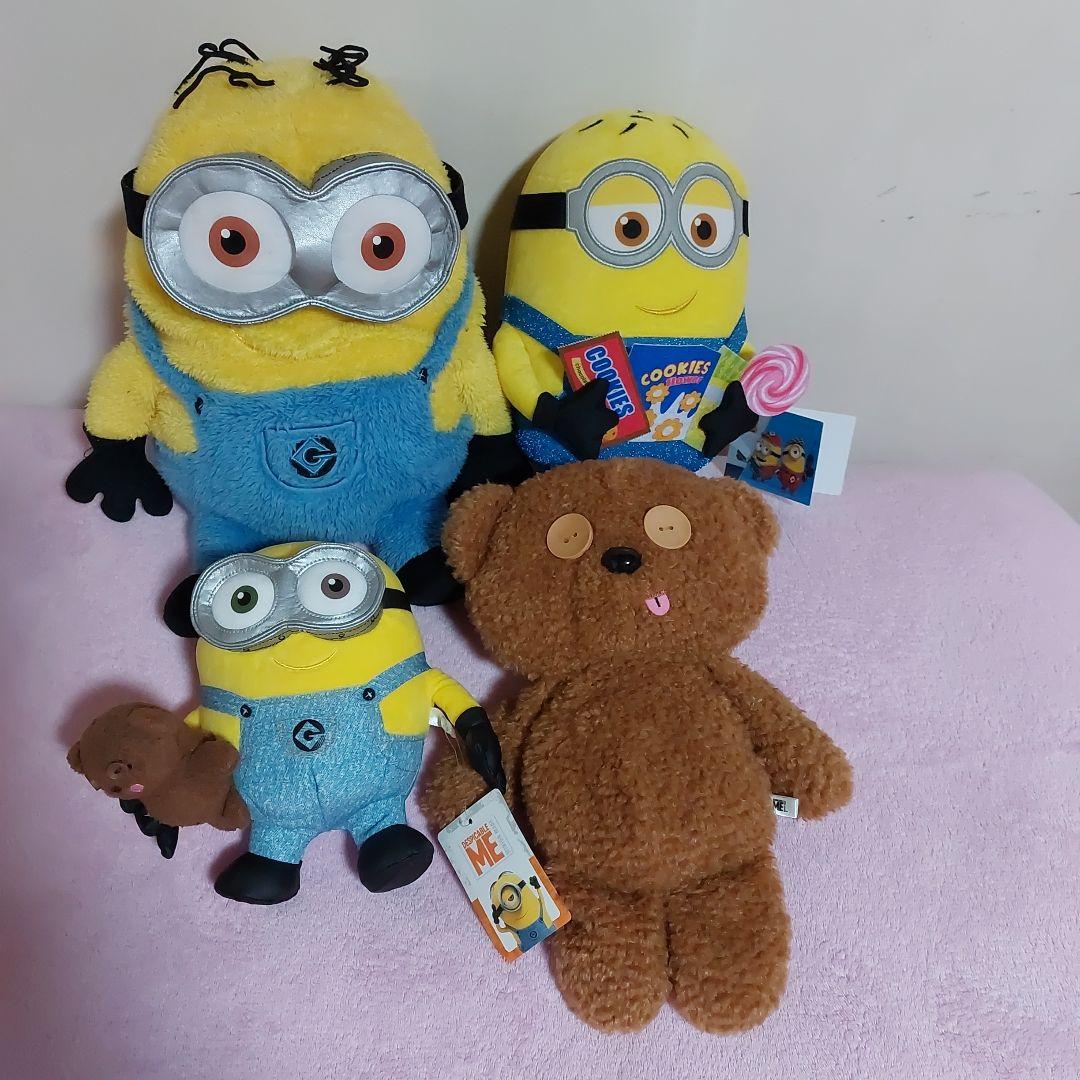 ミニオンボブとティムのぬいぐるみセット ミニオン マスコット“ボブ&ティム” まねっこコスチュームVer