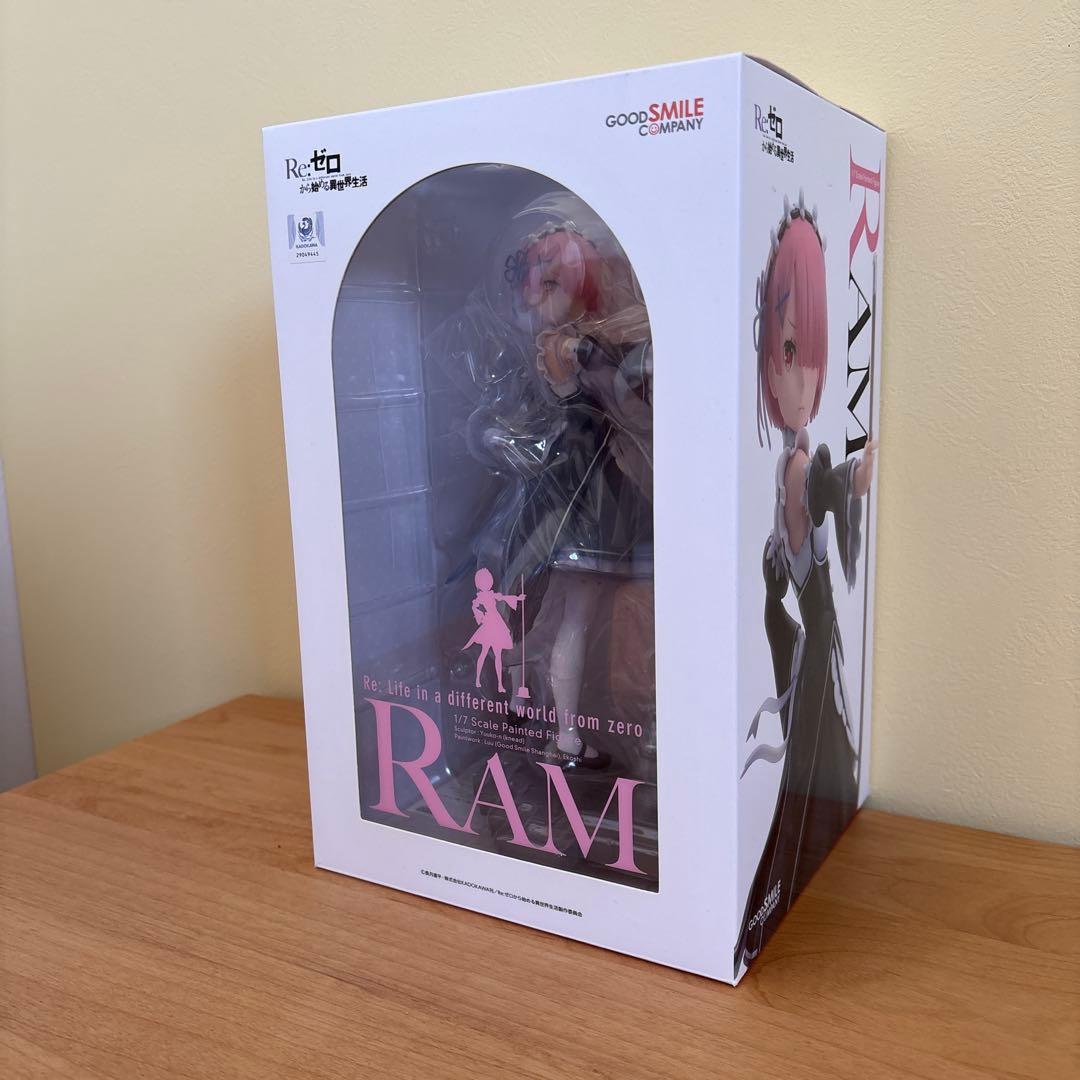 Re:ゼロ ラム 1/7スケールフィギュア 開封済み グッドスマイルカンパニー POP UP PARADE Re:ゼロから始める異世界生活 ラム L size