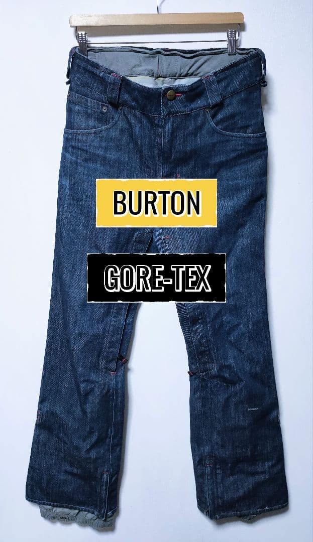 【BURTON バートン】 スノーボードウェアパンツ リアルデニム