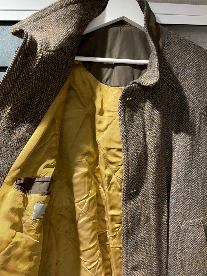 80s walbusch Harris Tweed Padded Bomber - メルカリ