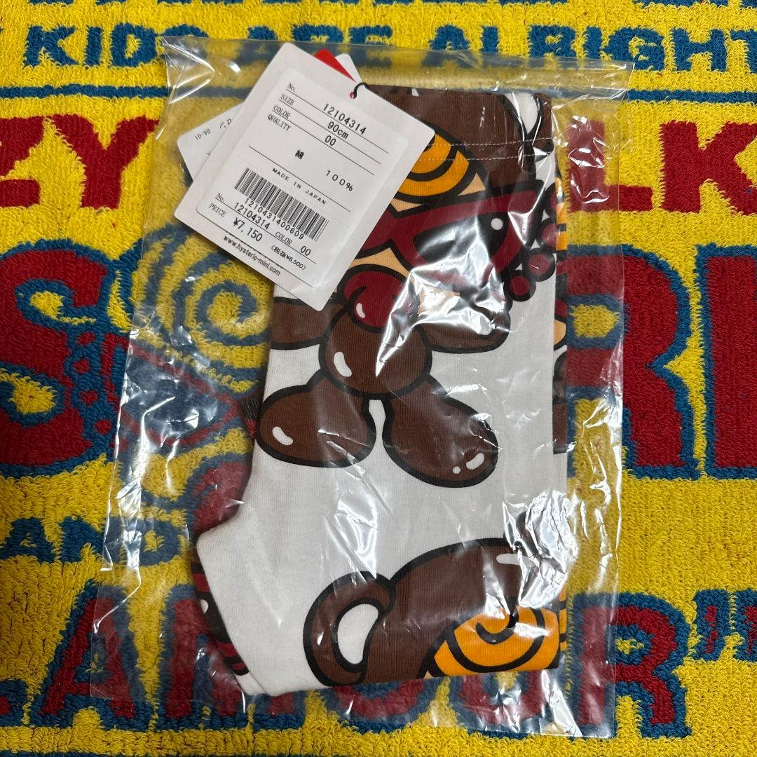 ヒステリックミニ テディレギンス ヒステリックミニ（HYSTERIC MINI） ANGEL MINI柄10分丈レギンス