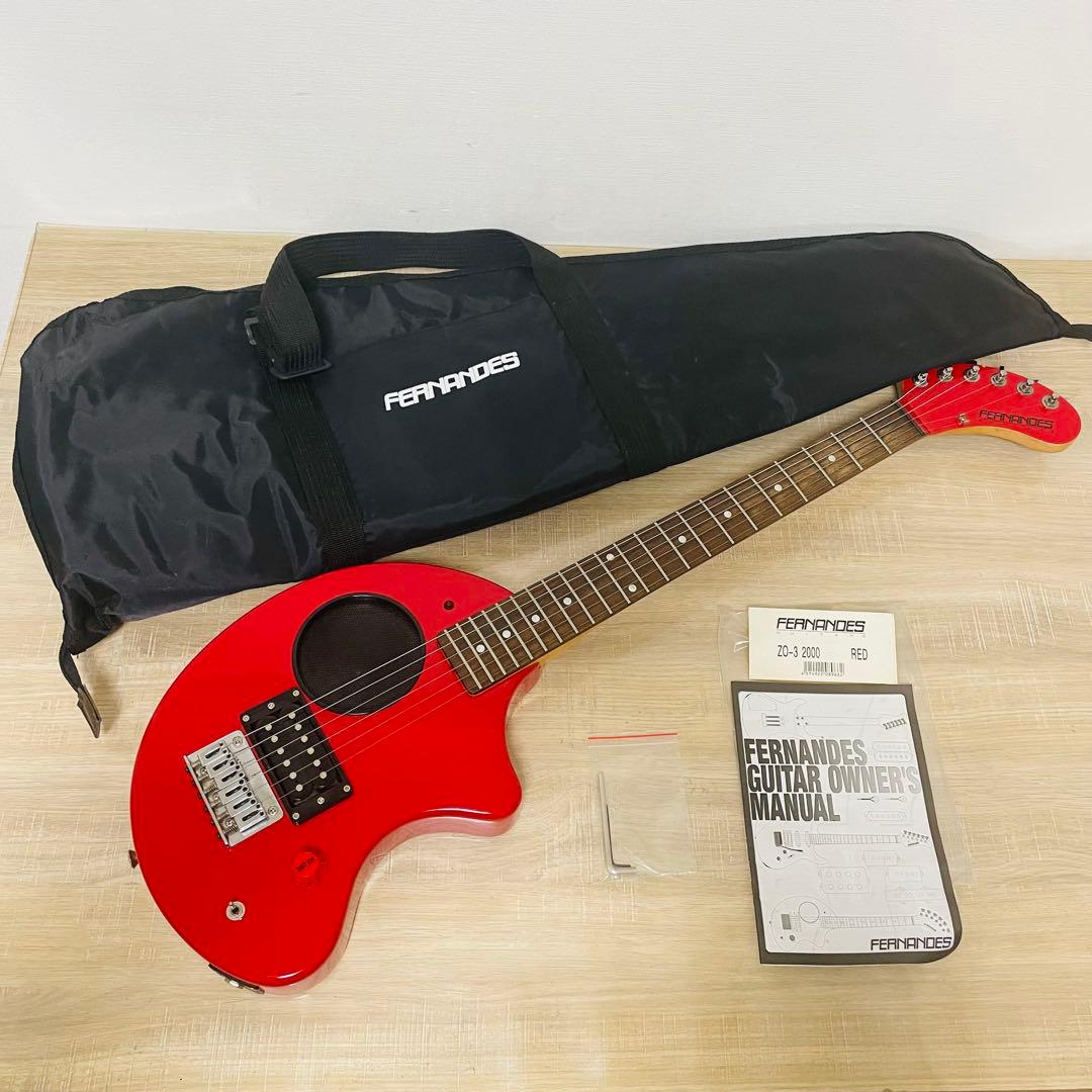 ★良品★ フェルナンデス zo-3 エレキギター アンプ内蔵 レッド