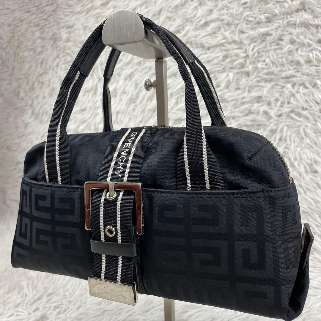 GIVENCHY 総柄4Gロゴ　ハンドバッグ　肩掛け　ベルトバックル
