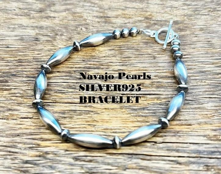 ナバホパール シルバー925 ブレスレット　Navajo Pearls 　no1