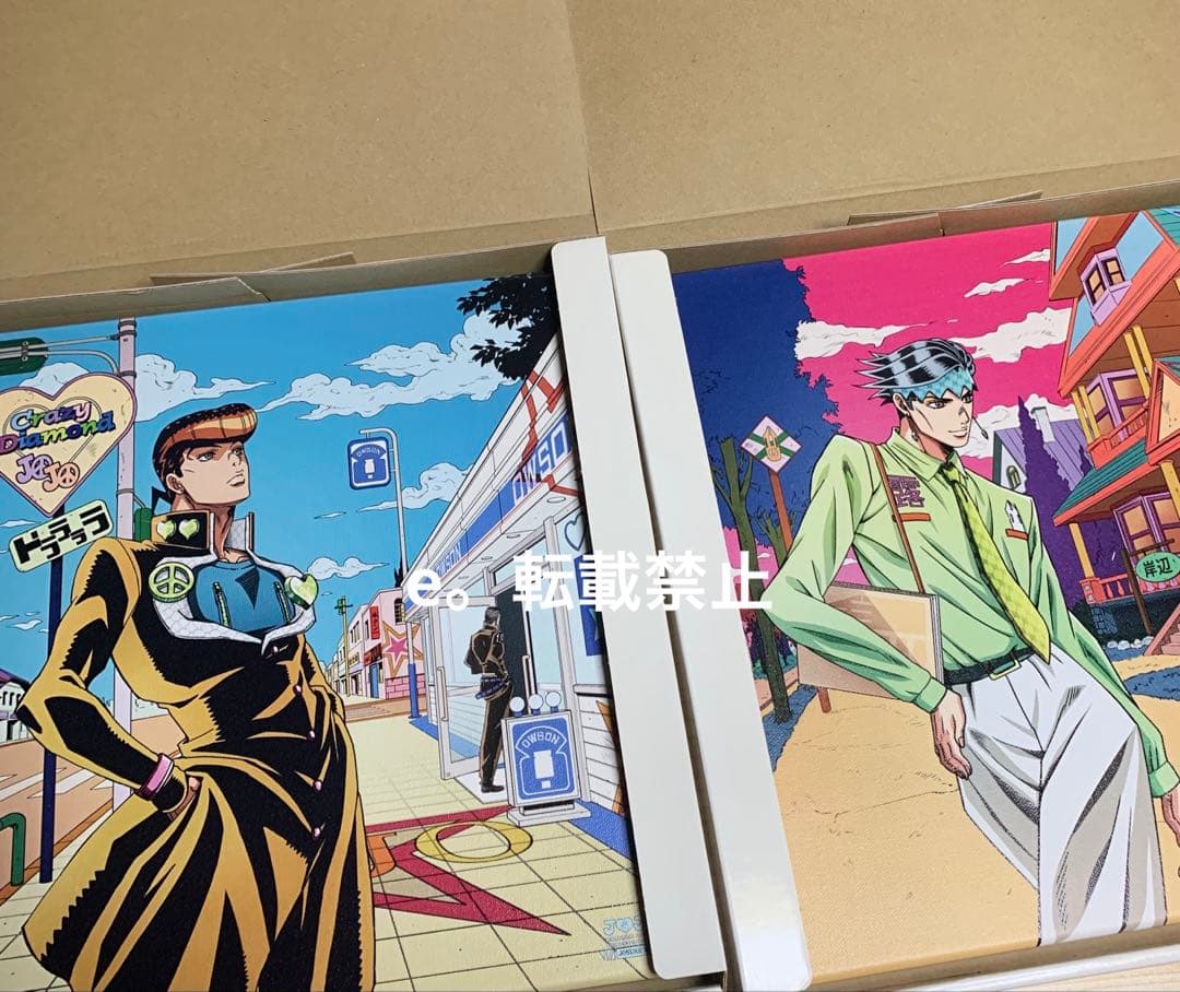 ジョジョ 一番カフェ 限定 ArtDeli キャンバスアート 仗助 露伴