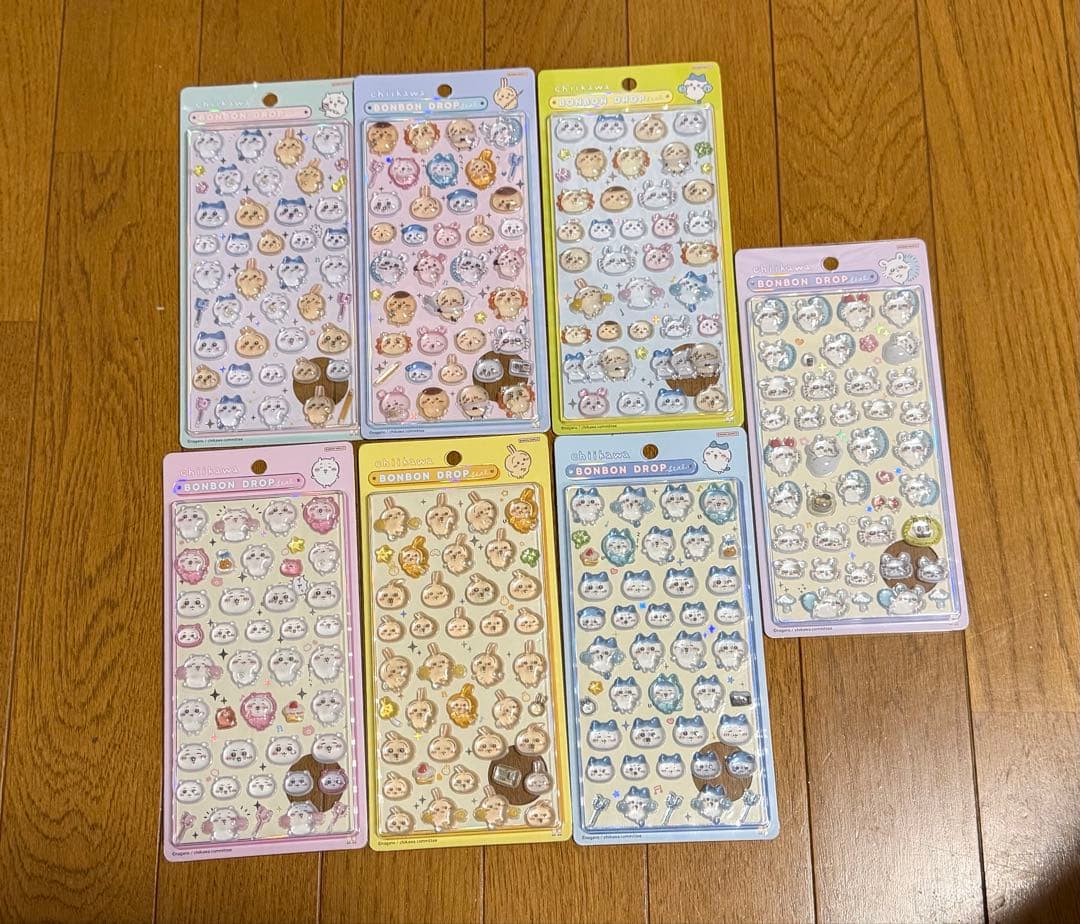 ボンボンドロップシール ちいかわ 7種類