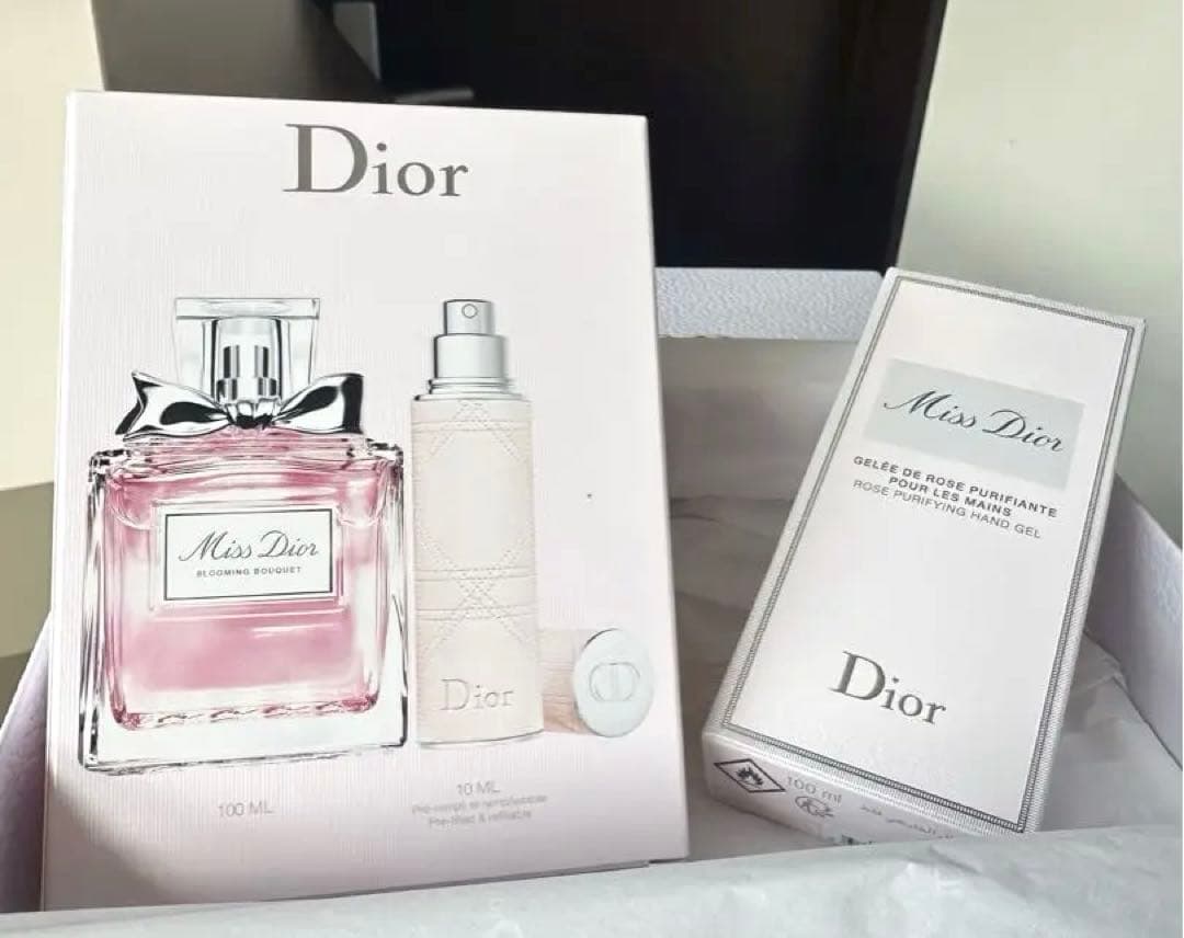 【新品】 Dior 香水 ミスディオール + トラベルスプレー + ハンドジェル