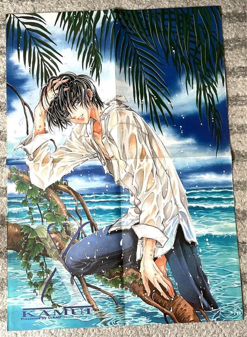 CLAMP X エックス 非売品 司狼神威 桜塚 星史郎 皇昴流 ポスター