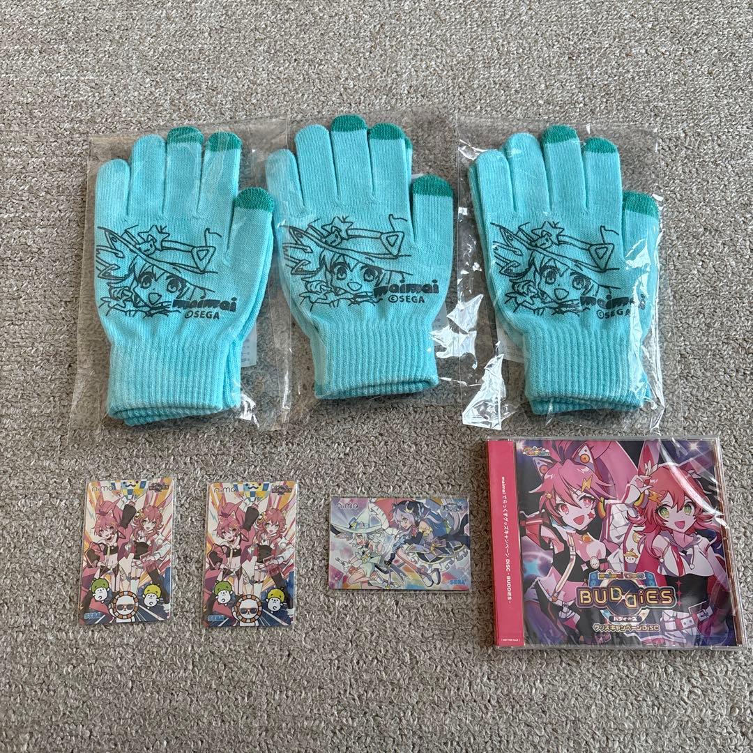 キャラクターグローブ3セットとCD・カード