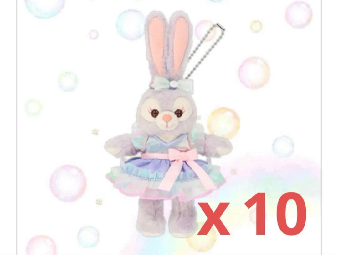 ダッフィー&フレンズ　カラフルハピネス　20周年　ステラルー　ぬいぐるみバッジ