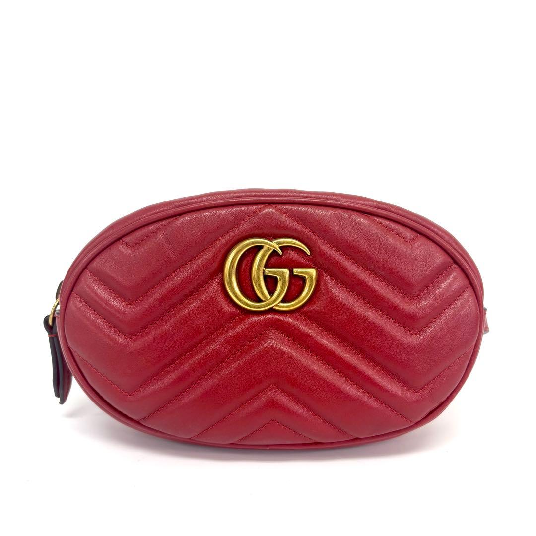✨極上美品✨GUCCI GGマーモント ウエストバッグ✨