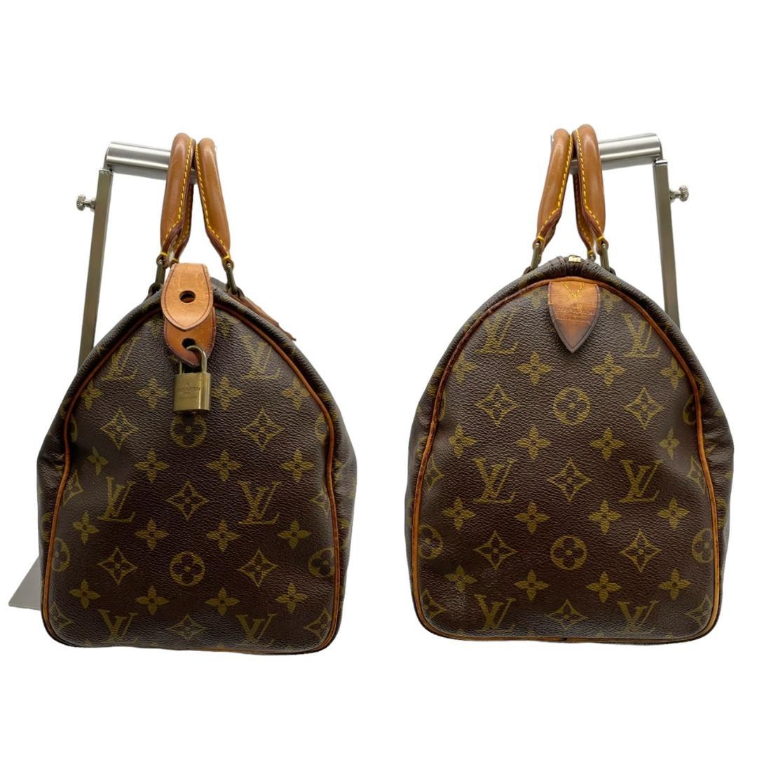 ルイヴィトン a3 スピーディ30 モノグラム ミニ ボストンバッグ レザー