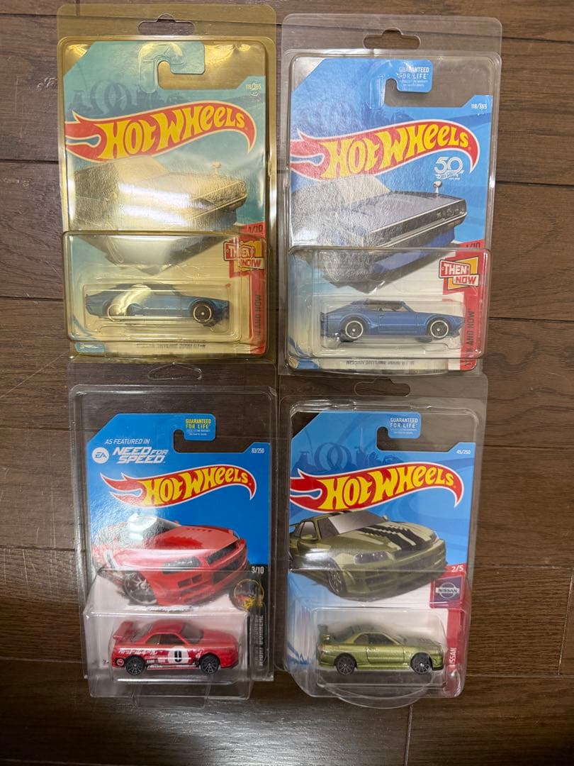 ホットウィール　BNR34 ケンメリなど　スカイラインセット