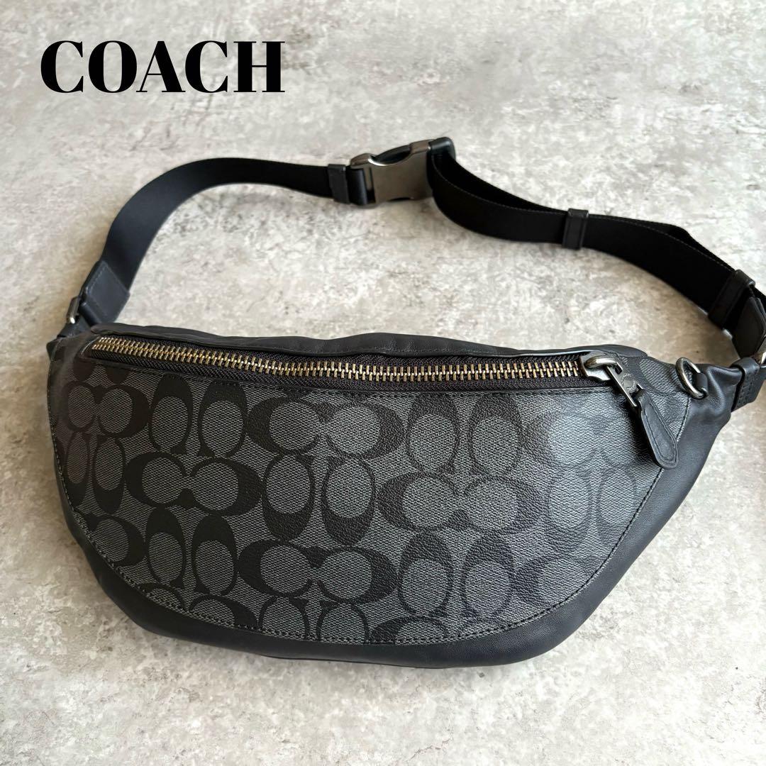 【からすみ様】COACH ワーレン シグネチャー ボディバッグ ショルダーバッグ
