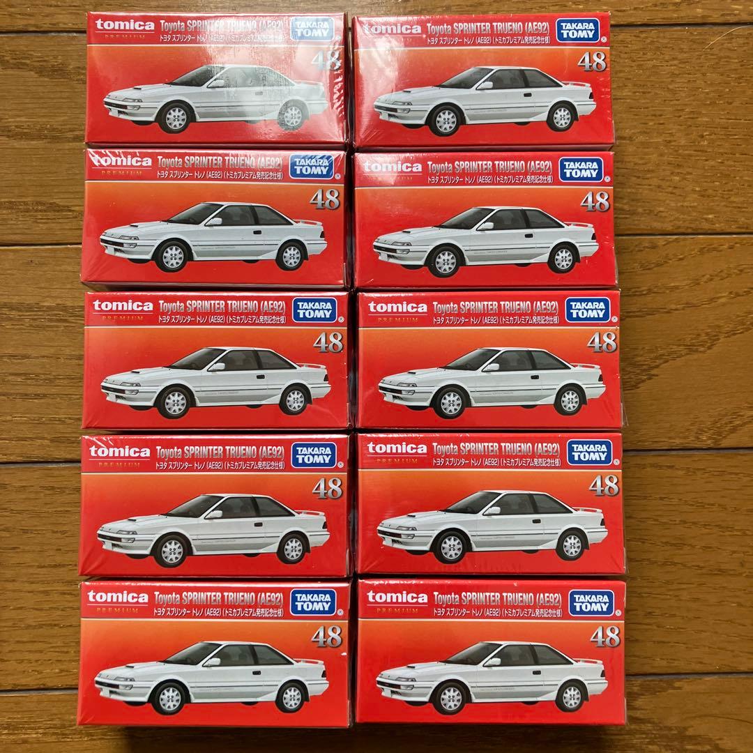 トミカプレミアム トヨタ スプリンタートレノ AE92 発売記念仕様 10個