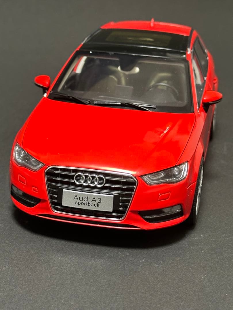 Audi A3 sportback 赤 ミニカー 1/18 1:43 Audi A3 Sportback Diecast Model Red Color | eBay UK