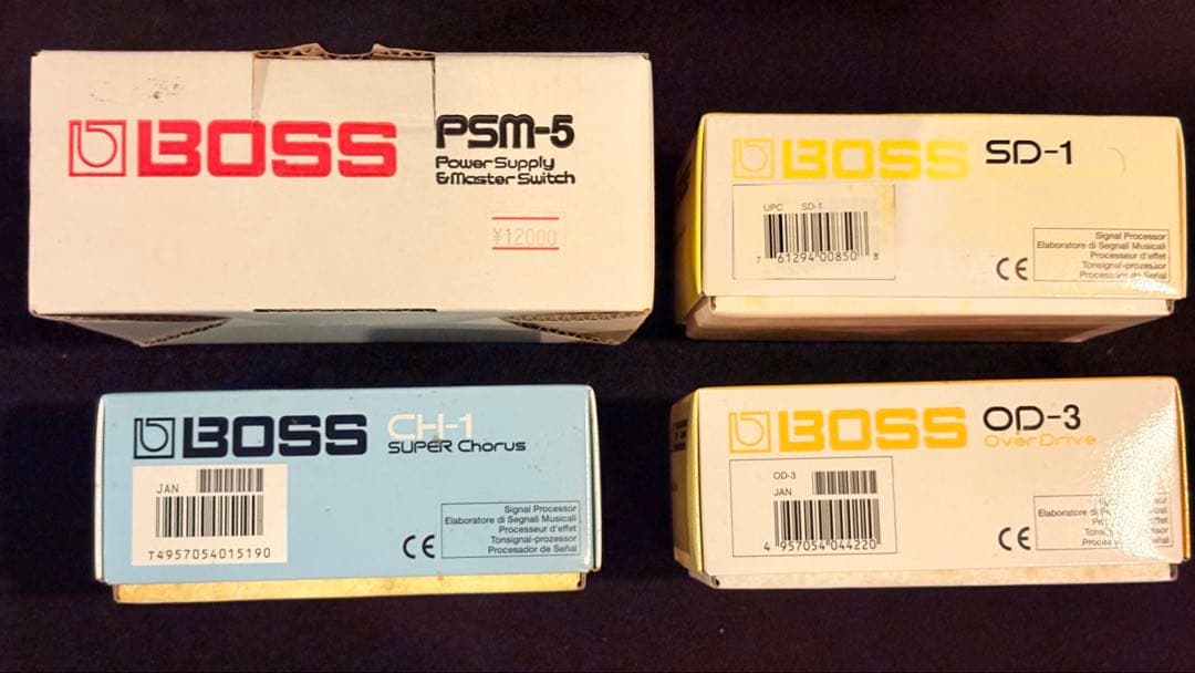 BOSS SD-1 OD-3 CH-1 PSM-5 エフェクター パワーサプライ - メルカリ
