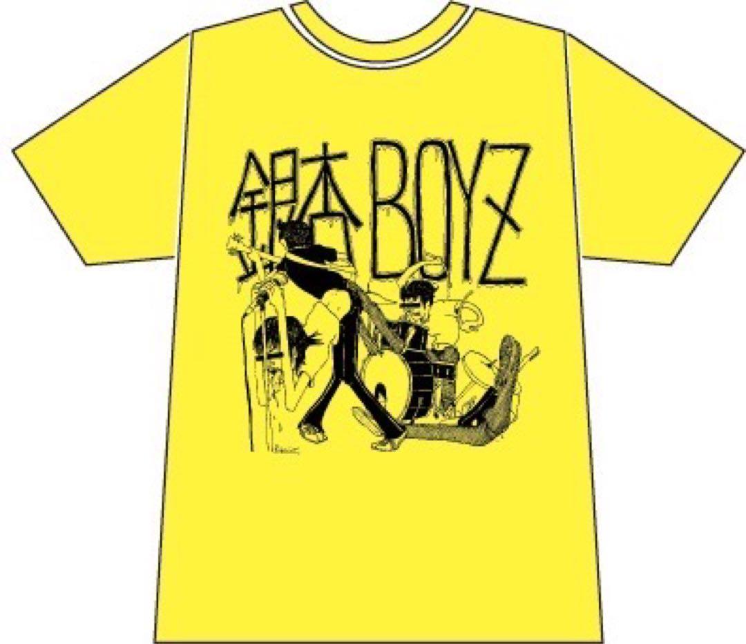 最終価格⭐︎初期未開封 銀杏BOYZバックプリントありTシャツ黄S峯田