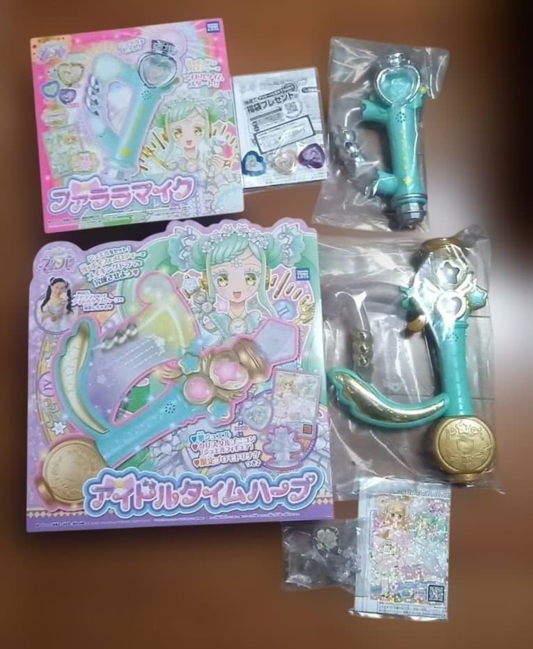 プリパラファララマイク＆アイドルタイムハープ付属品ジュエル限定プロモドリチケ付き Amazon.co.jp: アイドルタイム プリパラ アイドルタイムハープ : 楽器