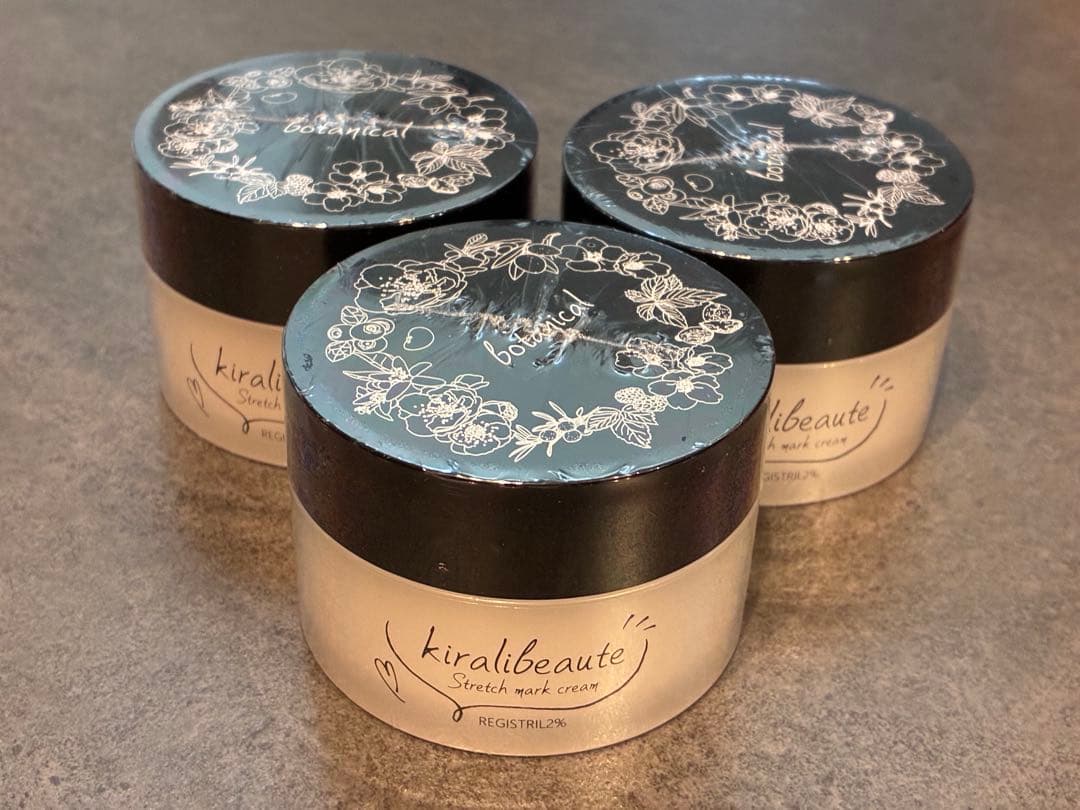妊娠線解消クリーム　キラリボーテ・ストレッチマーククリーム 100g　3個