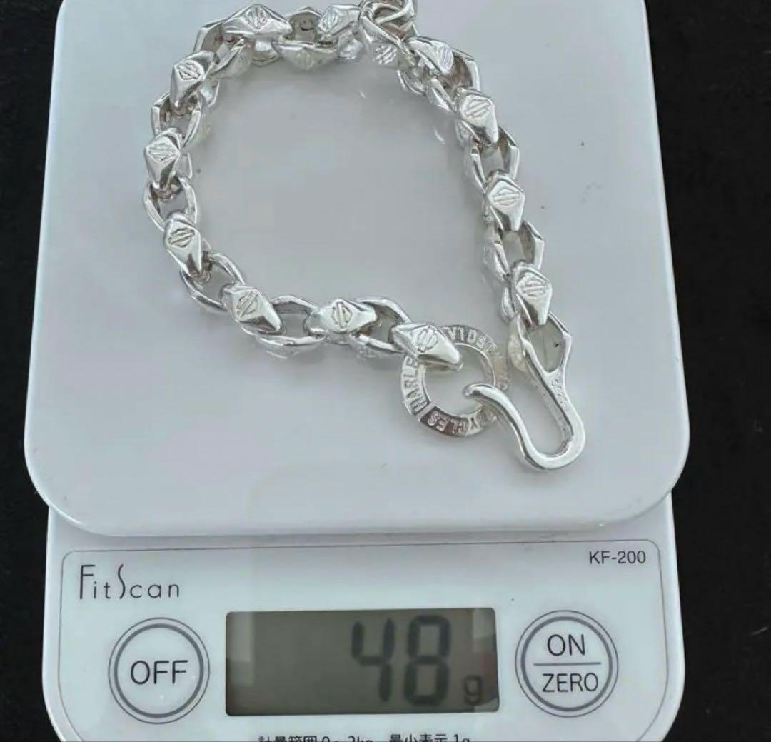 極美品]80s ハーレーダビットソン ブレスレットヴィンテージ シルバー