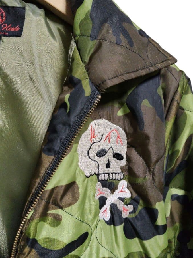 和彫りのジミー☠ベトジャンキルティングジャケット☠ギャングキング