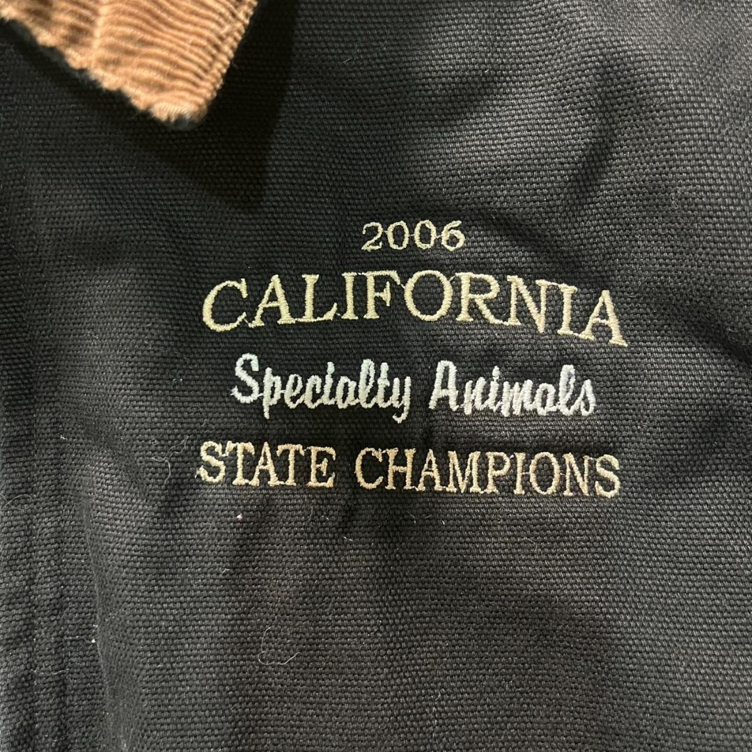 00s 古着 tri-mountain デトロイトジャケット ブラック ダック地